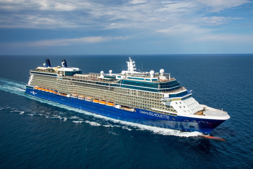 CelebritySilhouetteLessLarge Picture of Celebrity Silhouette on the ocean